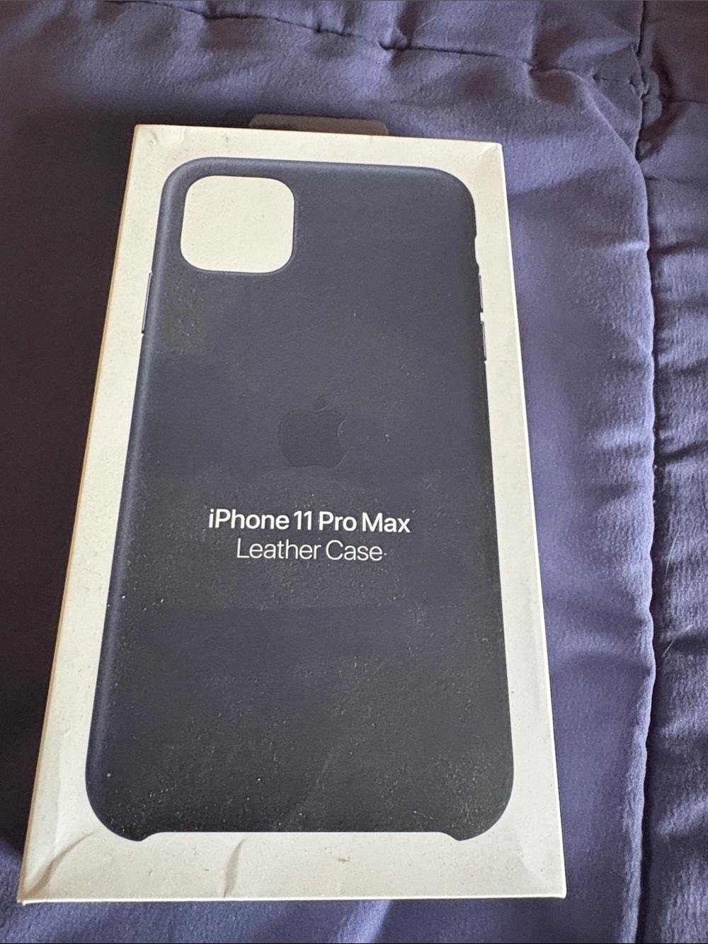 Apple iPhone 11 Pro Max Leather Case - Dark Gray